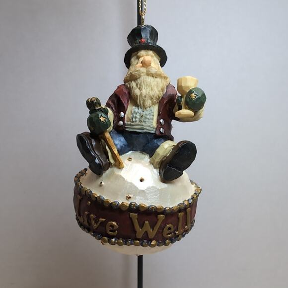 Boyds Bears Carver's Choice Christmas Ornament Ritznick Live Well w/Box 370205 - Picture 2 of 10